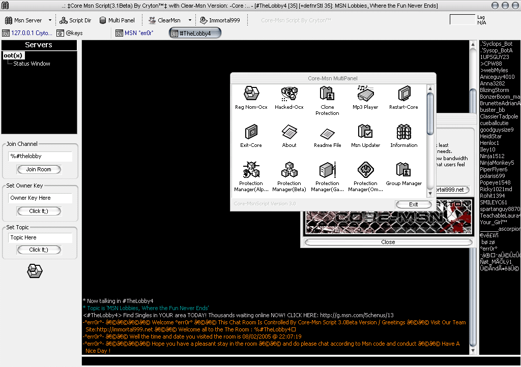 Core-Msn Script v3.1 (Beta) screenshot