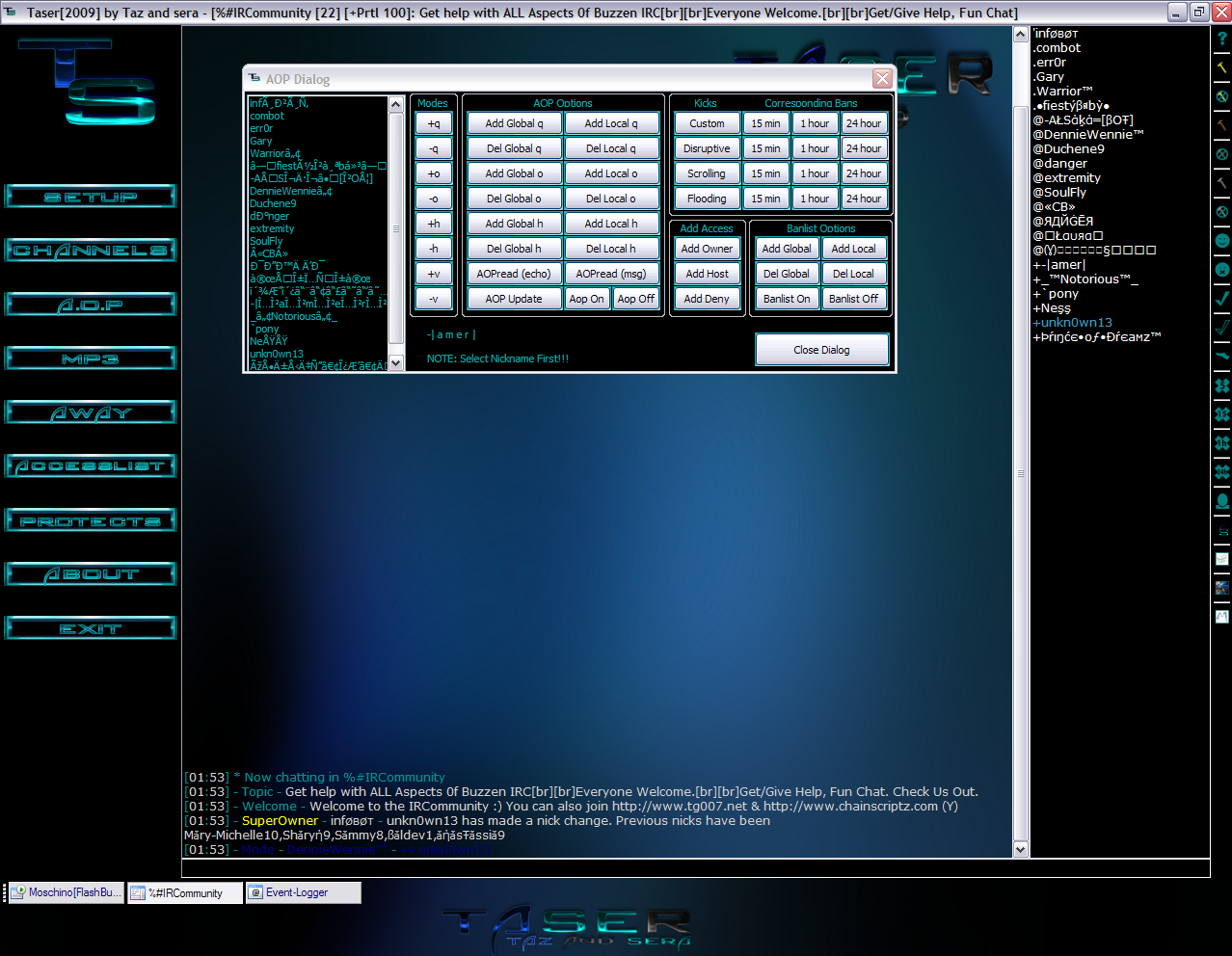 Taser 2009 screenshot